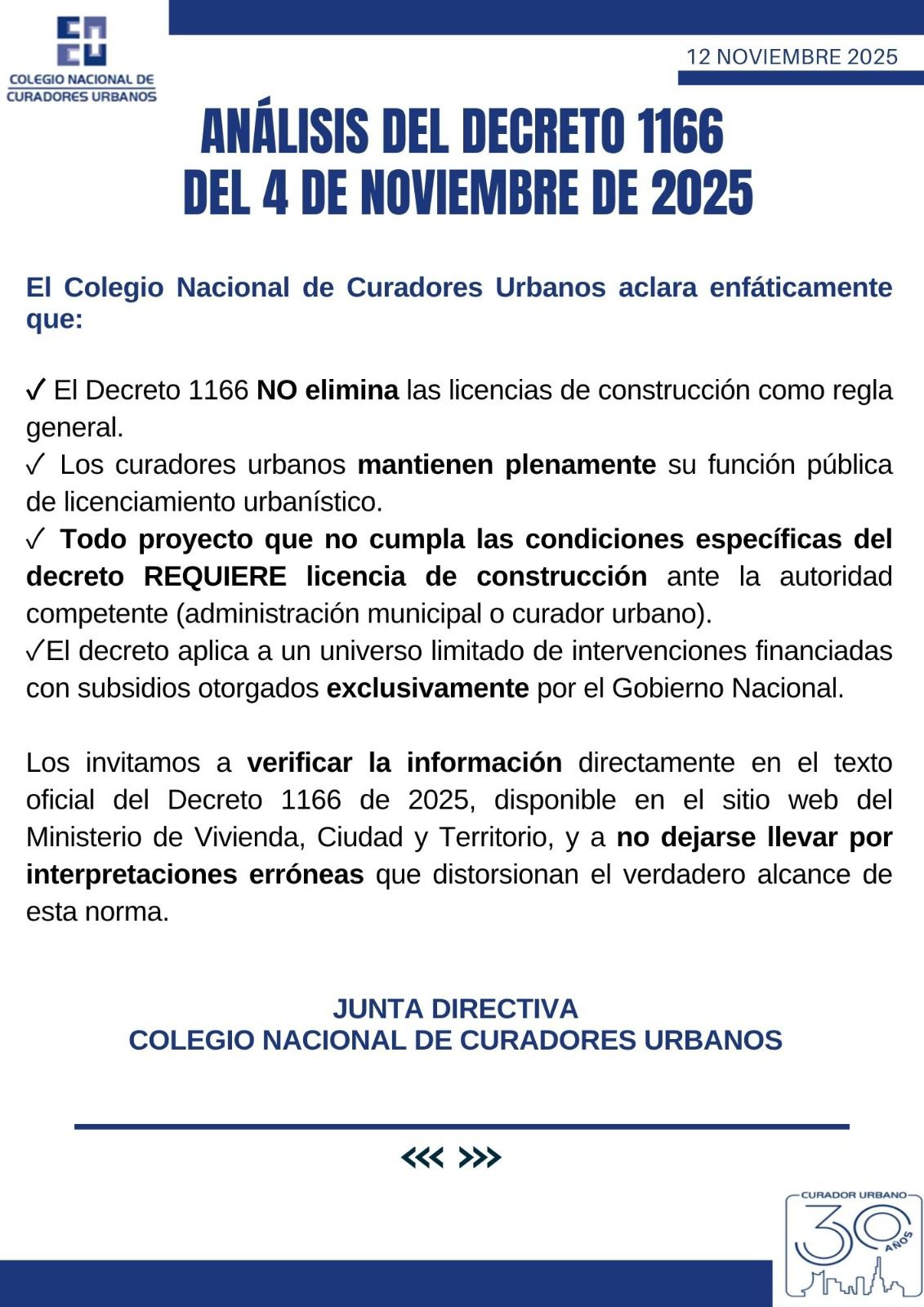 COMUNICADO